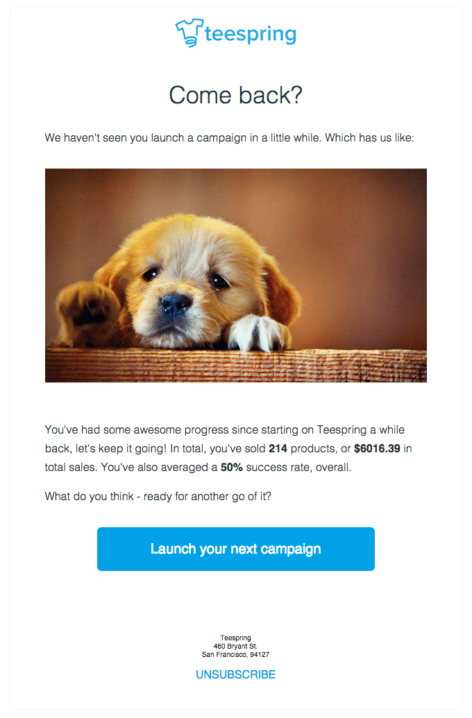 win-back email
